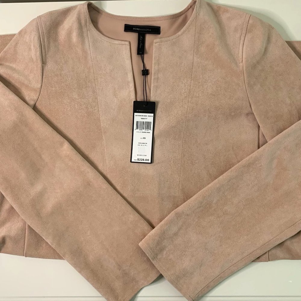 Beritt BCBG Faux - Suede Dress